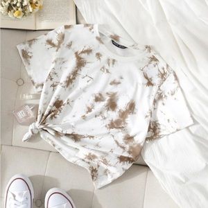 SHEIN Tie-dye Crop Juniors Large